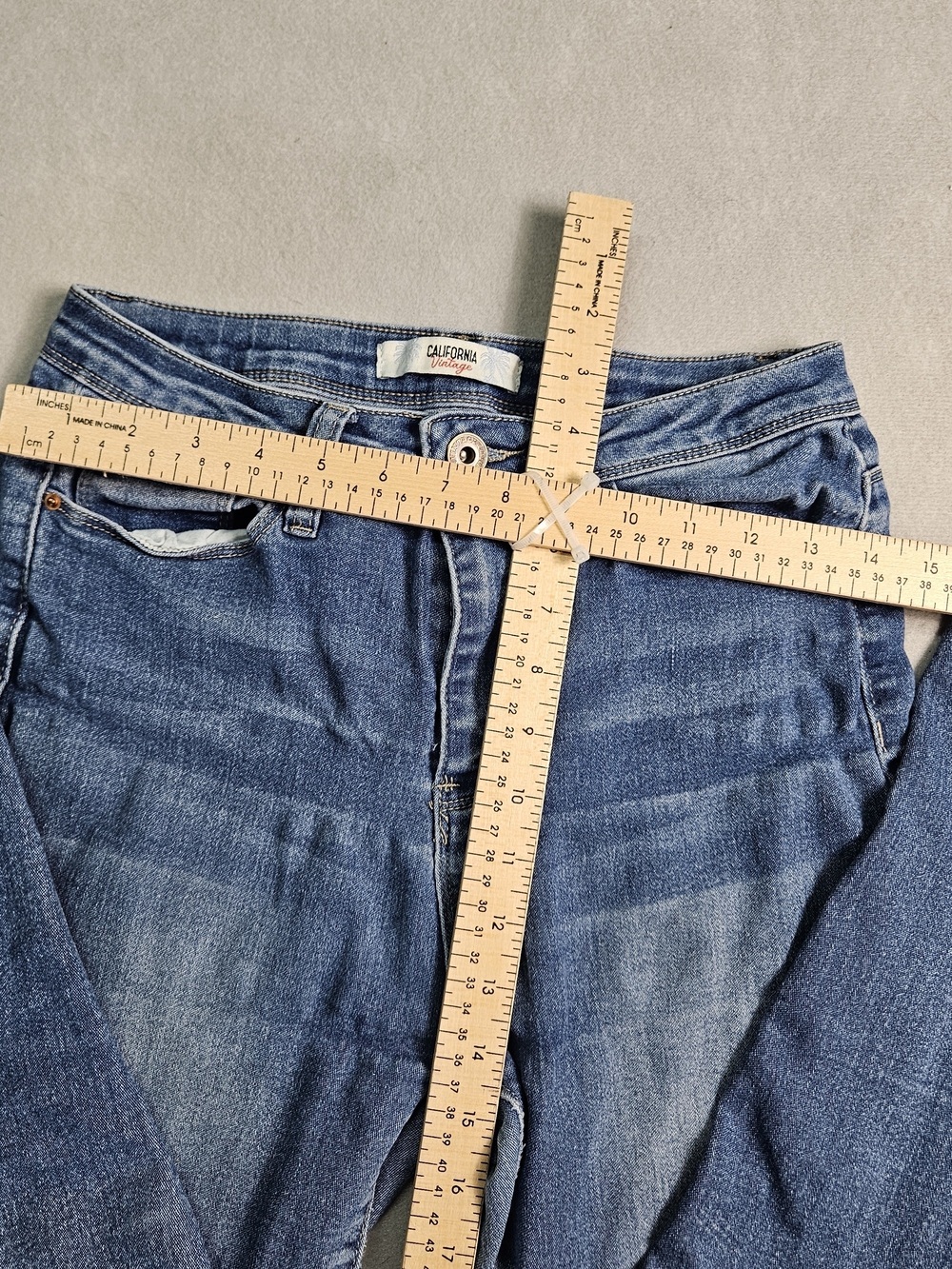 California Vintage High Rise Skinny Jeans Sz 11/30 - Picture 8 of 12